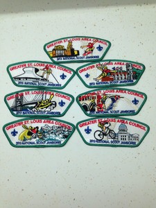 GREATER ST. LOUIS AREA 2013 NATIONAL JAMBOREE JSP SET