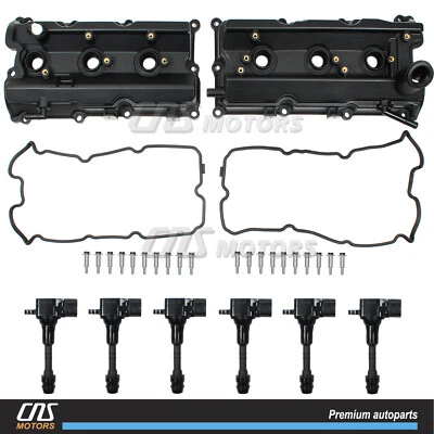 ⭐Valve Cover & Gasket Ignition Coil for 03-08 Infiniti FX35 G35 M35 Nissan 350Z⭐ Foto 1 de 4