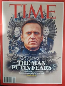 Time Magazine  JANUARY 31/ FEBRUARY 7 2022 ALEXEI NAVALNY Collectable - Picture 1 of 5