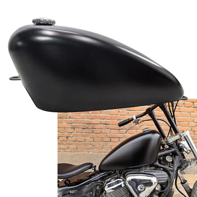 8cm Depth Petrol Gas Fuel Tank Oil Tank For Honda Steed VLX400 600 Matte Black - Image 1 of 4