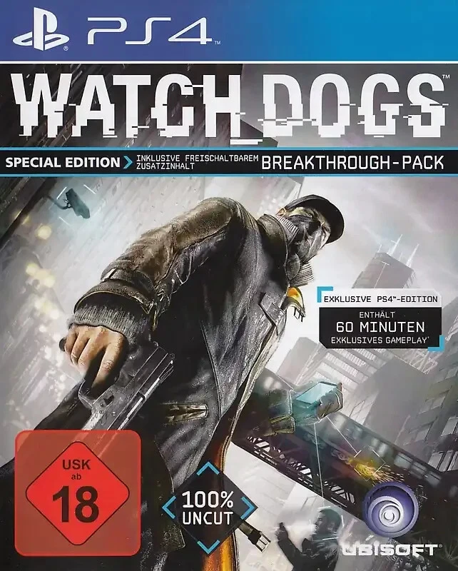 Watch Dogs Special Edition PS4 PlayStation 4 - Bild 1 von 1