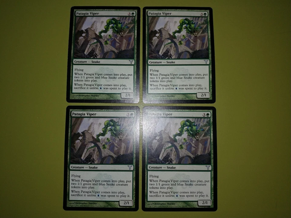 Patagia Viper x4 Dissension 4x Magic the Gathering MTG - Image 1 of 1