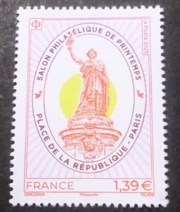 TIMBRE FRANCE 2025 SALON PHILATELIQUE PLACE REPUBLIQUE PARIS neuf** MNH - Photo 1/1