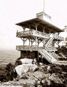 High Rock Observatory vicino a Pen Mar Park, Maryland - c1905 - Stampa fotografica storica - Foto 1 di 1