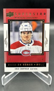 Cole Caufield 2023-24 Upper Deck Series 1 Honor Roll RC #HR-6 Montreal Canadiens