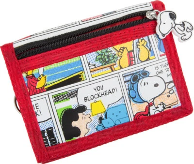 SMALL FOOT Snoopy Portemonnaie Geldbörse für Mädchen Jungen Brustbeutel Comic Peanuts