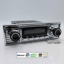 Retrosound Chrome Bluetooth Radio DAB+ Retro Car Stereo AUX-IN MP3 Motor-1DAB-1