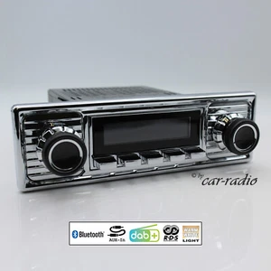 Retrosound Chrome Bluetooth Radio DAB+ Retro Autoradio AUX-IN MP3 Motor-1DAB-1 - Bild 1 von 9