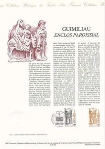 Philatelistisches Dokument 1. Tag 22- 1997 Guimiliau Pfarrgehege - Bild 1 von 1