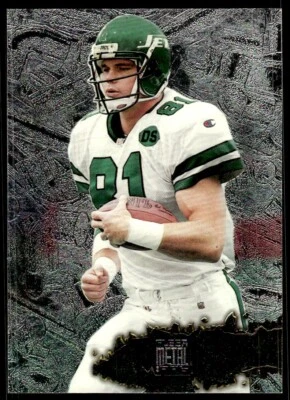 1996 Fleer Metal Football Card Kyle Brady A New York Jets #84 - Image 1 of 2