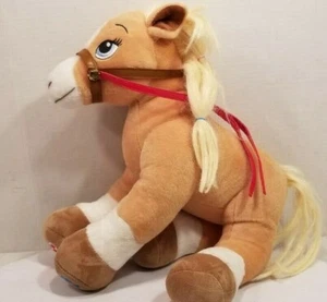 Build A Bear Caballos y Corazones CLUB Caballo de Peluche Suave Palomino Dorado - Imagen 1 de 12