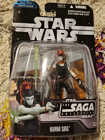 NEW SEALED STAR WARS THE SAGA COLLECTION 070 AURRA SING Expanded Universe Figure Cover