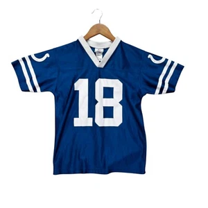 Indianapolis Colts Jersey Youth Blue Kids Peyton Manning Football Boys 10-12 M - Picture 1 of 3