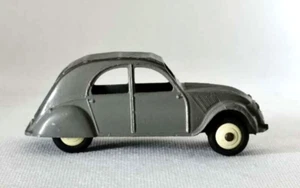 Dinky Toys France 24T Citroen 2CV grey, grid roof / ech 1/43 - Picture 1 of 6