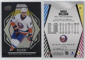 2022-23 Upper Deck Allure Black Rainbow Brock Nelson #87