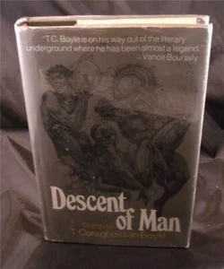 DESCENT OF MAN T Coraghessan Boyle SIGNED 2X 1979 1ST BOOK Stories HB/dj COA - Picture 1 of 1