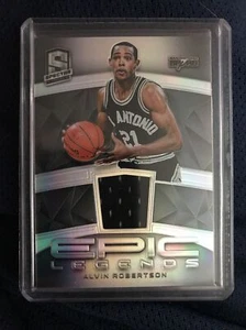 2018-19 Panini Spectra Alvin Robertson Epic Legends Prizm Jersey #’d /99 Spurs - Bild 1 von 2