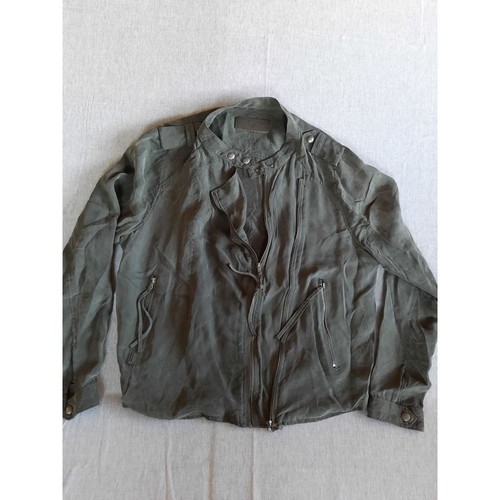 VETEMENTS BLANKNYC Giacca donna media doppia zip intera leggera bomber bordo aviatore