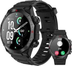 2025 Smart Watch For Men/Women, Waterproof Smartwatch Bluetooth iPhone Samsung - Picture 1 of 6