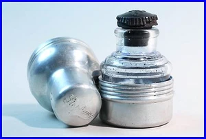 1920er Stephens Aluminium Récipient Encre A13 Reisetintenfaß / Voyage Encrier - Picture 1 of 9