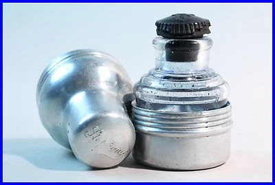 1920er Stephens Aluminium Récipient Encre A13 Reisetintenfaß / Voyage Encrier - Image 1 of 4