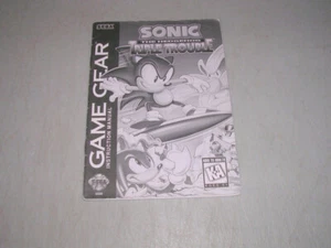 Sonic Triple Trouble (Sege Game Gear SGG) Original Handbuch, ohne Spiel oder Box - Bild 1 von 2