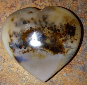 Dendritic Agate Heart ❤️ - Picture 1 of 9