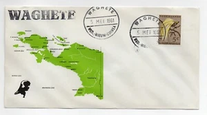 Netherlands New Guinea cover postmark WAGHETE 1961 / A032 - Picture 1 of 2