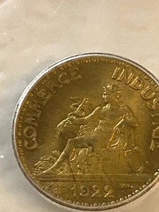 1922 ms63 france 50c km 884 lists $275.00 coin is ms 63 over 100 years old - Picture 1 of 13