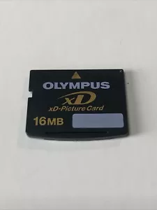 Olympus xD Picture Card 16MB MEGABYTE Camera Memory Card (Fits Fujifilm) - Picture 1 of 8
