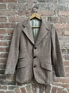 Vintage Polo Ralph Lauren Damen Tweed Sakko, Gr. 4, Russet 100% Wolle USA - Bild 1 von 11