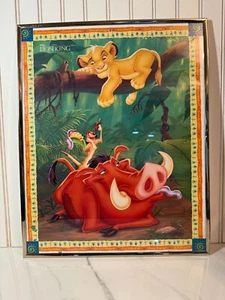 Juego de 3 pósters vintage de Disney El Rey León - arte de pared enmarcado - Imagen 1 de 5