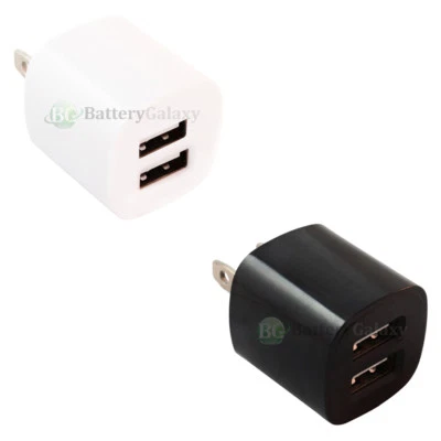1-100 Lot Fast Dual 2 Port Wall Charger for Samsung Galaxy Tab Note A E S S2 S3 - Image 1 of 4