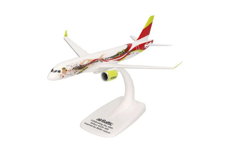 HERPA - Avion de ligne commercial – AIRBUS A220-300 airBaltic 50th A220 - 1/2... - Photo 1/4