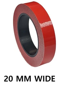 20 mm Rot Glanz Styling Go Faster Streifen Coach Line Pin Line Trim Vinyl Band - Bild 1 von 4