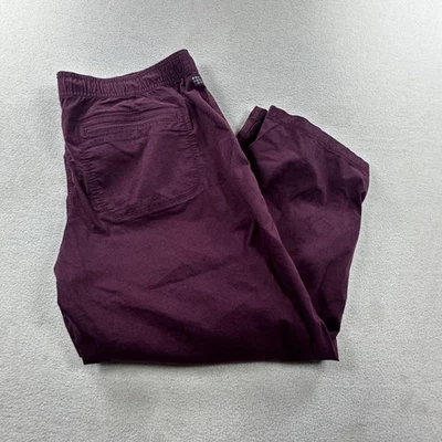 Title Nine Pants Womens XL Burgundy Scout Ankle Ripstop Stretch Drawstring - Image 1 of 4