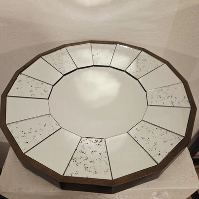 Retired Ballard Designs Bellesard  Mirror 14” D HTF Mid Century Modern  - Image 1 of 4