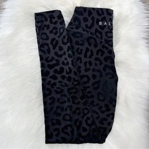BALANCE ATHLETICA Velvet Leopard Print Leggings Size Small Activewear Athletic - Picture 1 of 6