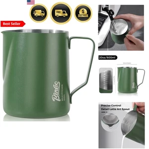 Milk Frothing Pitcher Stainless Steel Latte Art Jug for Steaming Frothing Milk - Picture 1 of 10