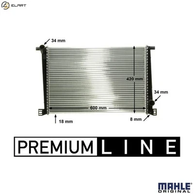 RADIATOR ENGINE COOLING CR 1123 000P FOR MINI COUNTRYMAN/COOPER PACEMAN/HATCH - Image 1 of 4