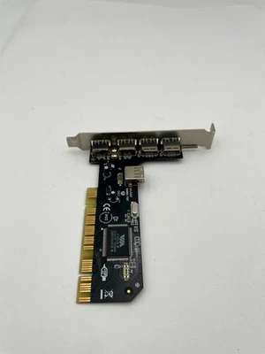 Syba SD-VIA-5U 5 Ports (4 External & 1 Internal) USB 2.0 PCI Controller Card - Image 1 of 4