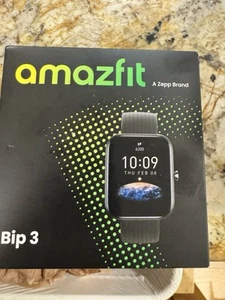 Amazfit Bip 3 Smartwatch Black - Photo 1 sur 2