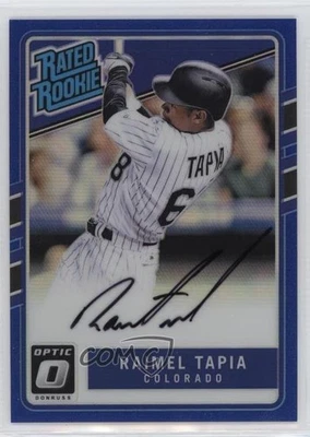 2017 Donruss Optic Rated Rookies Signatures Blue Prizm /75 Raimel Tapia Auto RC - Image 1 of 2