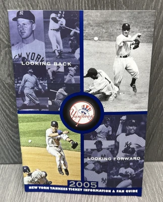 Руководство для болельщиков New York Yankees 2005 информация о билете на бейсбол MLB брошюра Adidas - Изображение 1 из 4