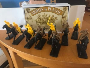 Armies in Plastic 9 Indian Army Cavalry WWI Lancers Figures Toy Soldiers - Picture 1 of 1