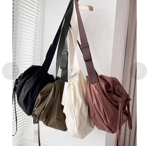 UNIQLO U Japan drawstring shoulder bag  Unisex - Picture 1 of 7