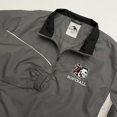 Augusta Sportswear Native Softball Windbreaker Pullover, Softball Jackets Z11 - Image 1 of 4