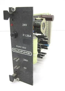 Kuhnke 71.653.385.01.01/2 Kuax 653 Rack Mount Circuit Board, 24V / F1.25A - Picture 1 of 8