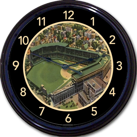 Forbes Field Pittsburgh Pirates PA Wall Clock Oakland Stadium Baseball Postcard Cover