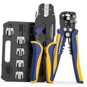8PCS Rapid Replace Ratchet Crimping Tool Set with Pressure Regulating, - Picture 1 of 7